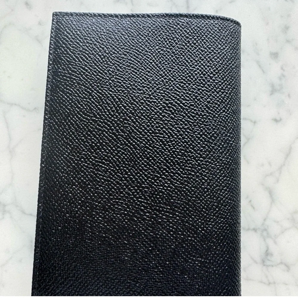 Authentic Dolce & Gabbana Black Passport Holder and Cards with DG in Gold - Picture 10 of 13